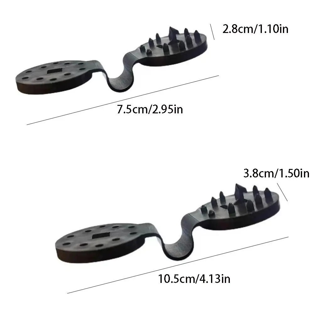 100 قطعة من البلاستيك شبكة ظلة تثبيت كليب قابلة لإعادة الاستخدام خاص هوك كليب للإزالة الأسود ظلة شبكة بطاقة كليب في الهواء الطلق #6