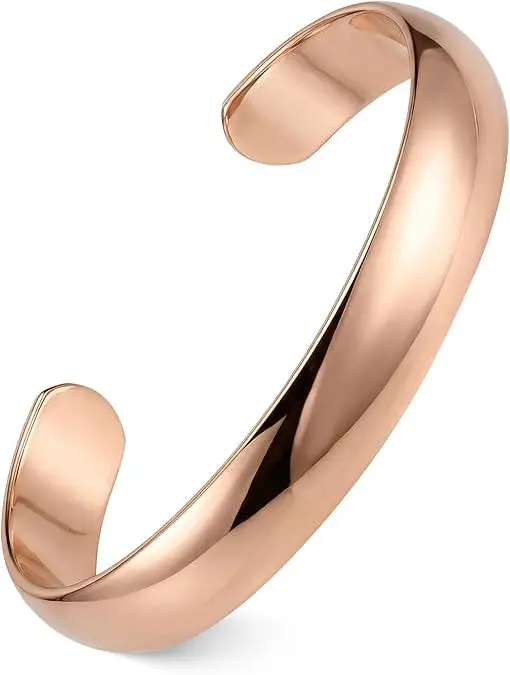 Reine Kupfer-Armbänder für Damen und Herren, Wasserdichte Heilende Manschetten-Armbänder, Verstellbare Massive Heilende Kupfer-Armreifen, Schmuckgeschenke