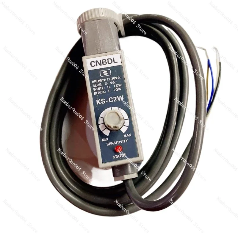 

Оригинальный датчик цвета CNBDL KS-C2W KS-C2RG печатная машина машина для изготовления сумок фотоэлектрический глаз 24 В