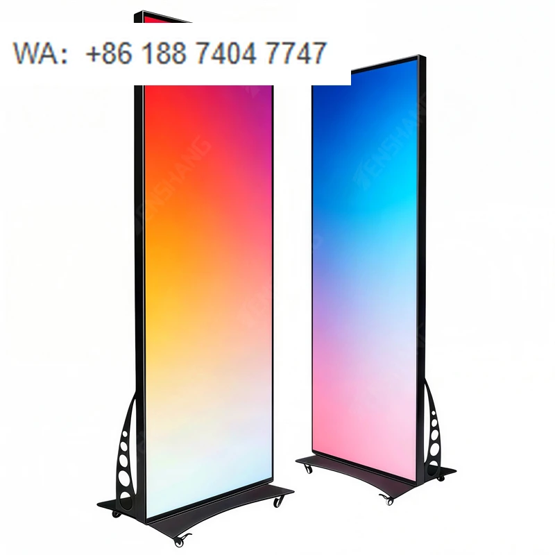 Ultra HD Stand-Up Sign SDK-Enabled Music Sync LED Poster Display Signage for Retail Stores Salons Movie Theaters Party Wedding