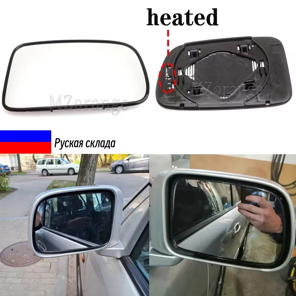 Espejo retrovisor lateral para coche, cubierta de cristal para HONDA CRV, CR-V, RD1, RD5, RD6, RD7, 2002, 2003, 2004, 2005, 2006