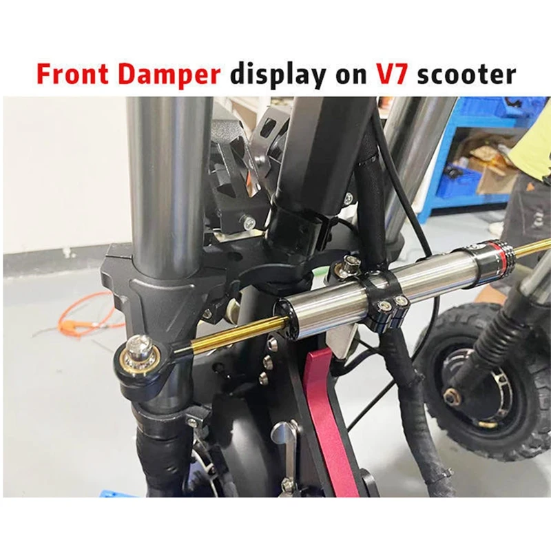 Amortiguador de dirección ajustable para motocicleta, Kit de soporte estabilizador Universal para Yamaha, Kawasaki, Honda, Ducati, Suzuki