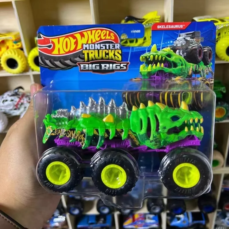 

New Sale Genuine Stock Monster Wild 6 Tugboat Series Alloy Car Model Desktop Decoration Ornament Collection Toys Birthday Gifts