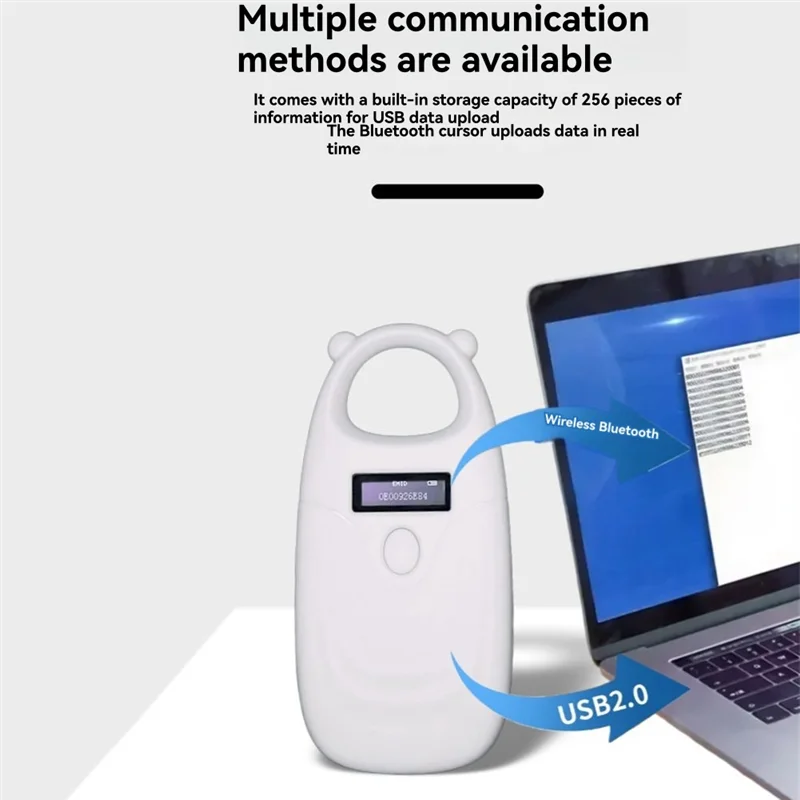 AT41 ペット動物 RFID チップリーダーハンドヘルド 134.2Khz 125Khz EMID/FDX-B USB/Bluetooth 猫犬スキャナタグ