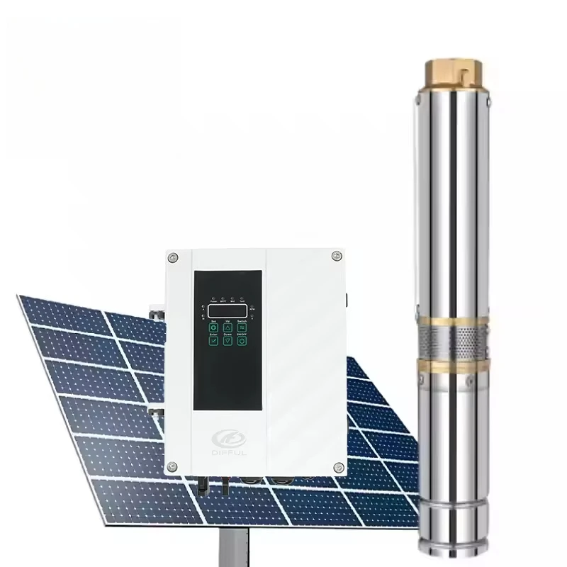 

Hot Sale Solar Submersible Water Pump MPPT for Agriculture Farm Irrigation Wide Voltage Well Pumps