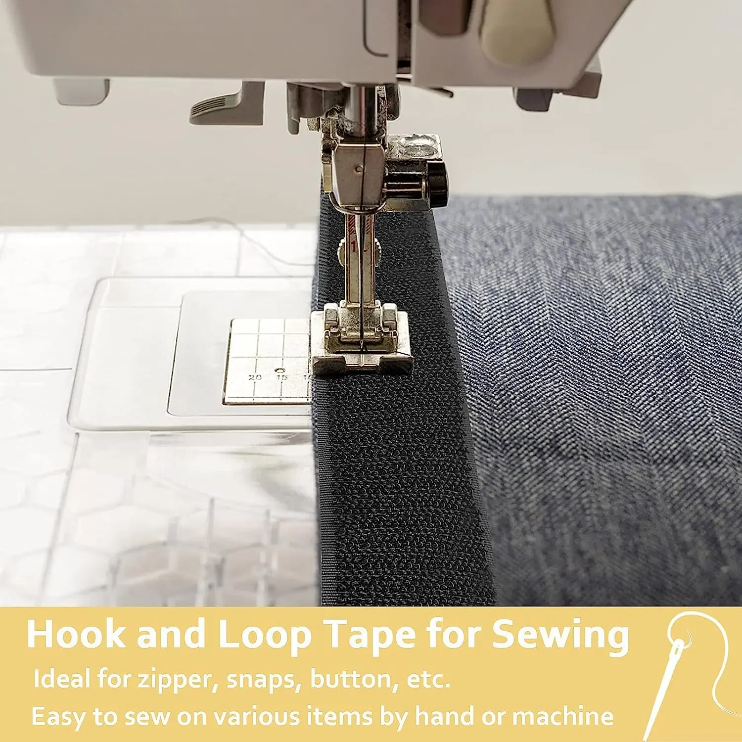 5Meters/Lot Sew on Hook and Loop Tape Non-Adhesive Fastener Tape 16/20/25/30/38/50mm Nylon Strips Fabric Tape DIY Crafts