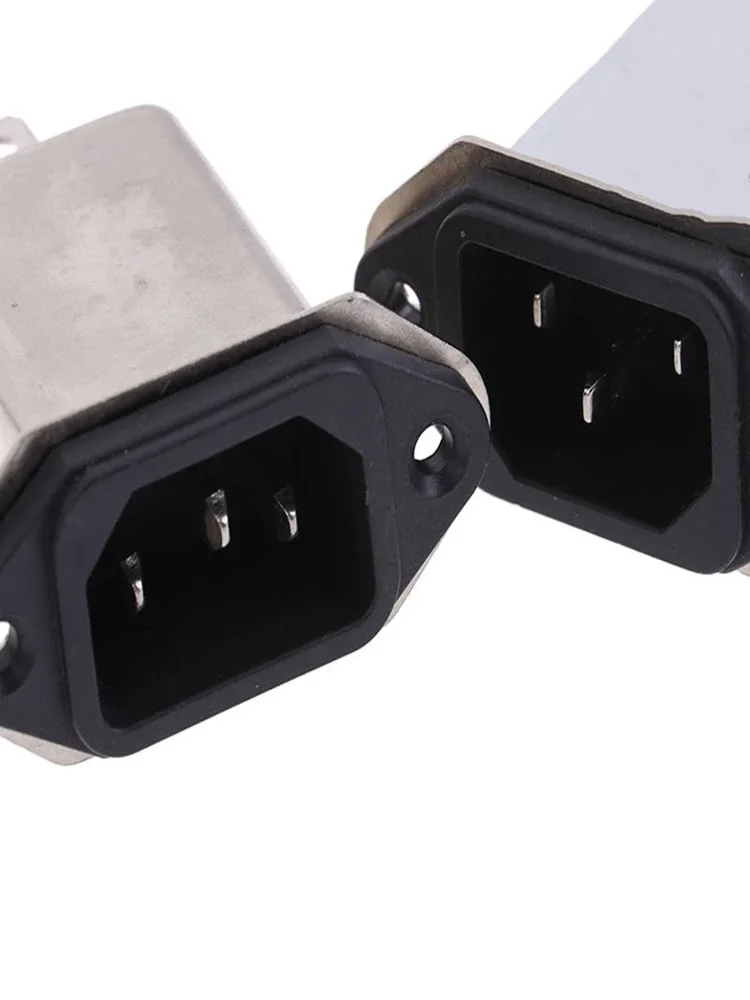 220V AC filter audio power supply filter anti-interference EMI socket CW2B-1A-T(D3) 3A 6A 10A