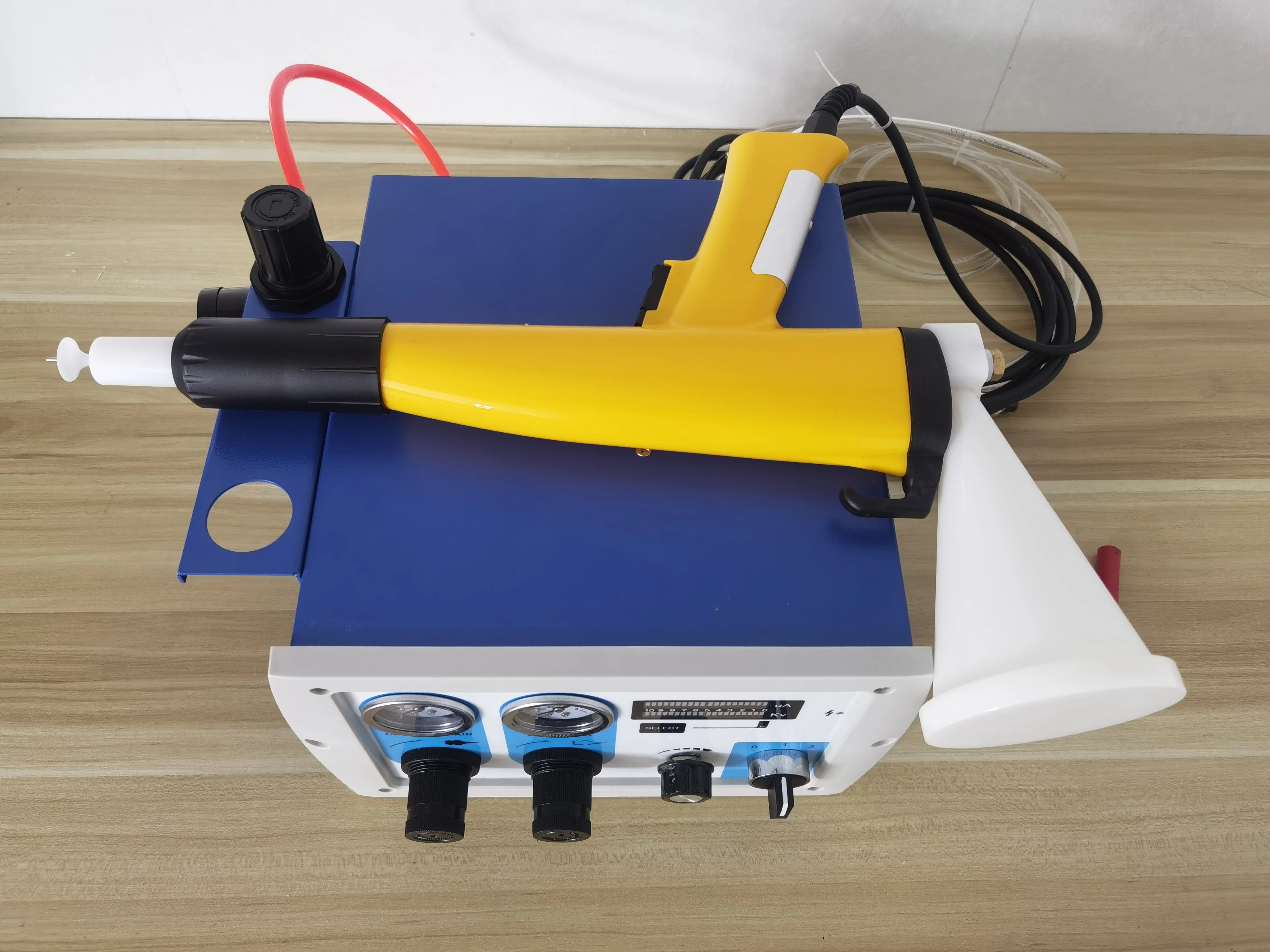 Lab Test Powder Coating Painting Machine Kit With Home Applicable Cup Powder Coating Spray Gun and 601 Painting Unit