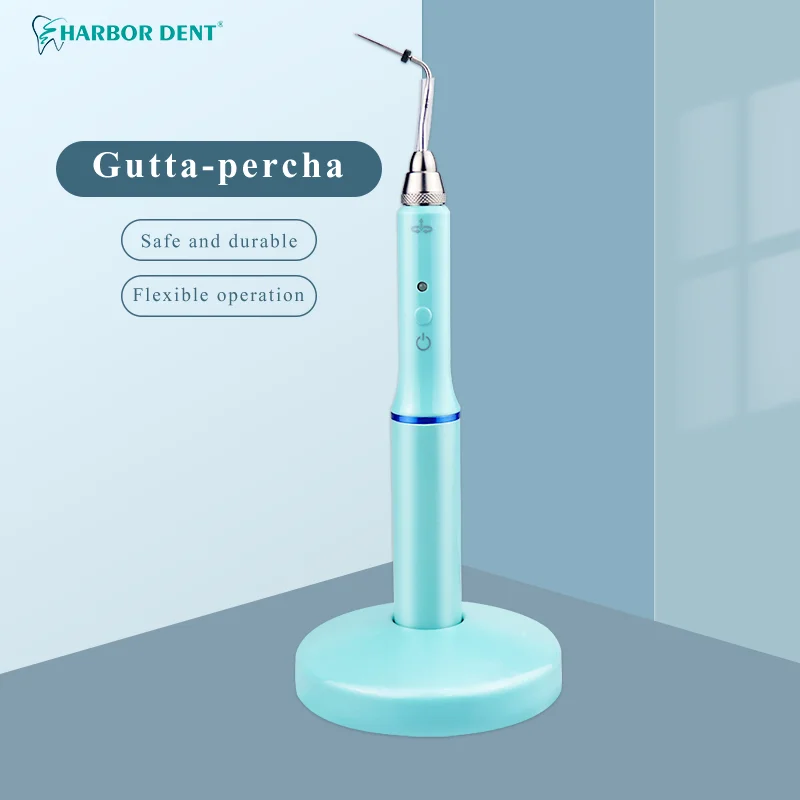 Taglierina dentale 2 punte Cordless Wireless Sistema di otturazione della guttaperca Penna riscaldata endo per il riempimento dell'ottura del canale radicolare