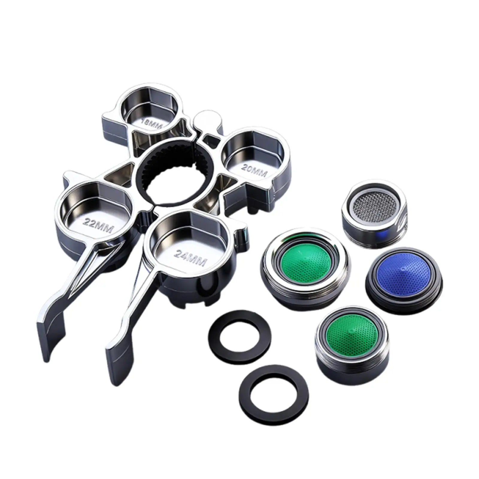 Bathroom Faucet Wrench Practical Alloy Aerator Wrench with Replace Water Tap