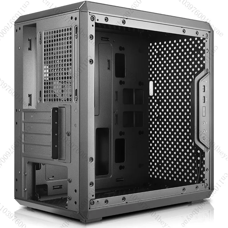 Q300L mini chassi mini itx desktop pequeno chassi grande lado transparente