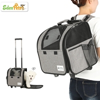 Large Pet Trolley Stroller Foldable Multifunctional Transport Airline Approved Dog Cat Carrier Backpack On Wheels