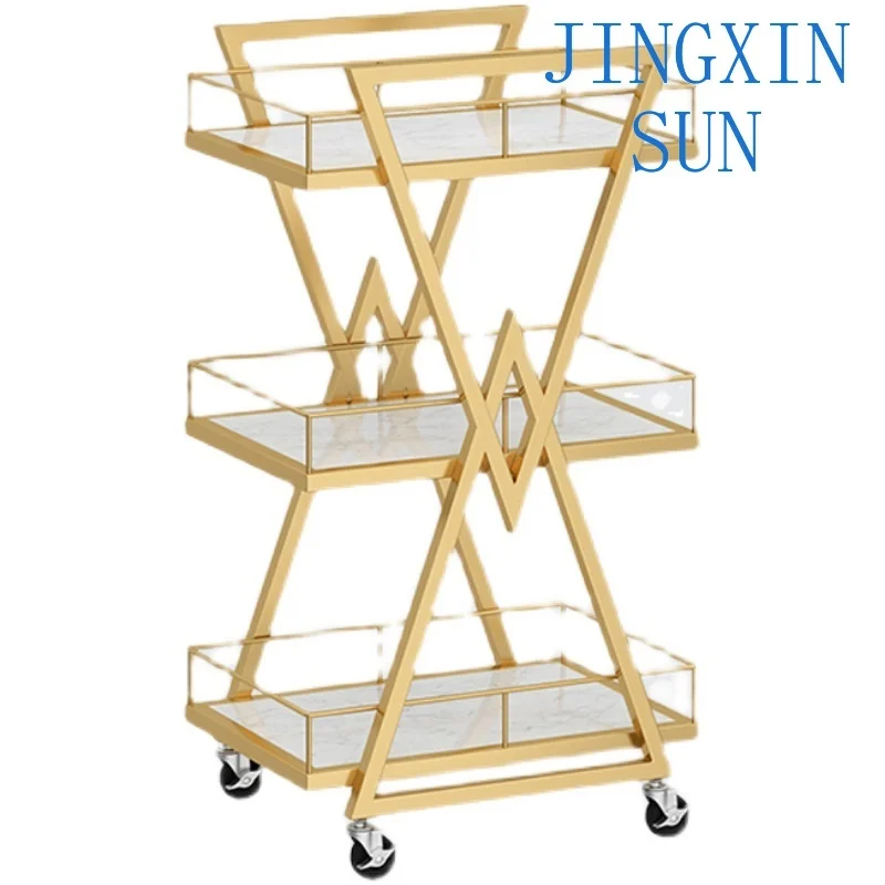 Special trolley for beauty salon nail rack tool cart cosmetic storage rack