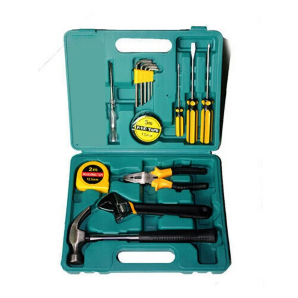 16 Pcs Premium Household Repair Tools Set Hand Tool Kit Set With Case