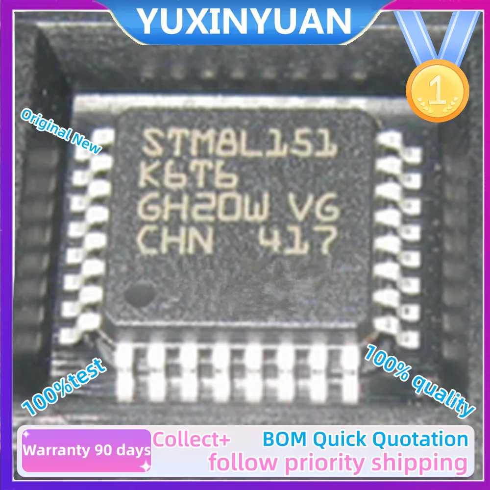 1PCS STM8L151K6T6 STM8L151K4T6 STM8L151R8T6 STM8L151R6T6 QFP IC IN STOCK