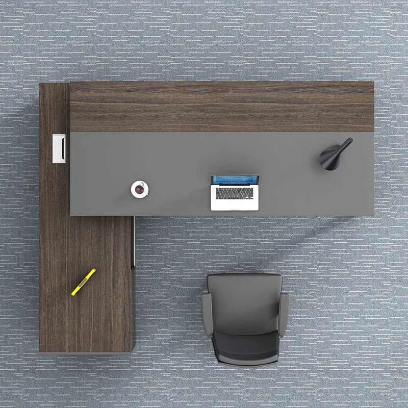 President's table simple modern manager office desk painted table and chairs combination furniture