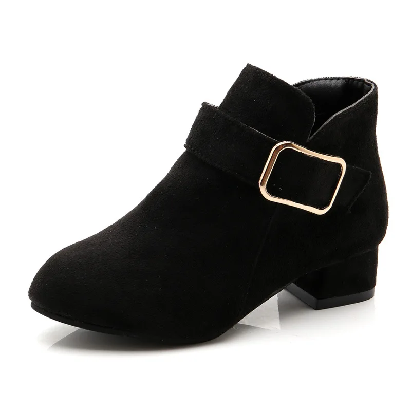 Fashion Fringe High Heel Children Shoes For Girls Winter Leather Boots Kids Bow Snow Boots Autumn 4 5 6 7 8 9 10 11 12 Year Old