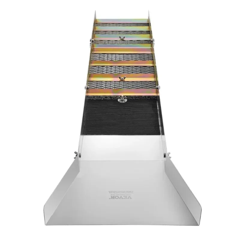 

23pc Complete Gold Prospecting Kit Folding Sluice Box Gold Pan Classifier Screen Separating Magnet Backpack More Accessories