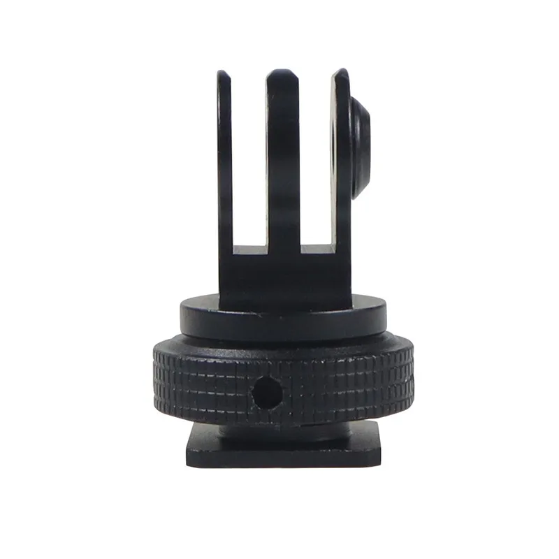 Hot Shoe Mount Adapter Aluminum CNC Tripod Screw DSLR Camera for GoPro 12 11 10 9 8 7 Insta360 X4 DJI Osmo Action 4 Cameras