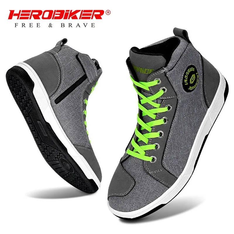 

Unisex Summer Breathable Motorcycle Riding Boots, Anti-slip Protective Rider Footwear Suitable for Road Racing & All Seasons