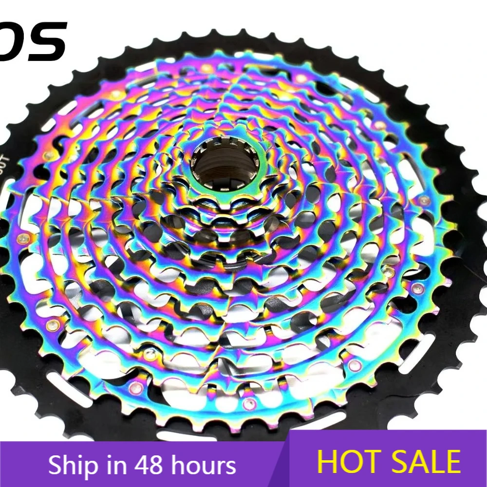 

POWER LEAP XTOS Mtb11Speed 9-50T Cassette Ult Xd Cassette Rainbow Steel Ultra Light Freewheel Sprocket