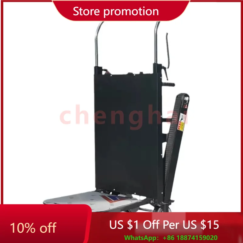 

Mobile Electric Stair Climbing Truck Trolley Battery Powered Crawler Type Foldable Platform Lift for Moving Company