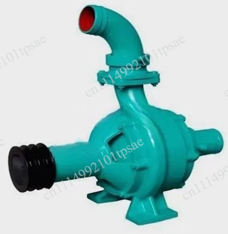 High Pressure High Head Large Flow Double Impeller Centrifugal Pump Water Pump Farmland Irrigation Diesel Engine Trailer Pump