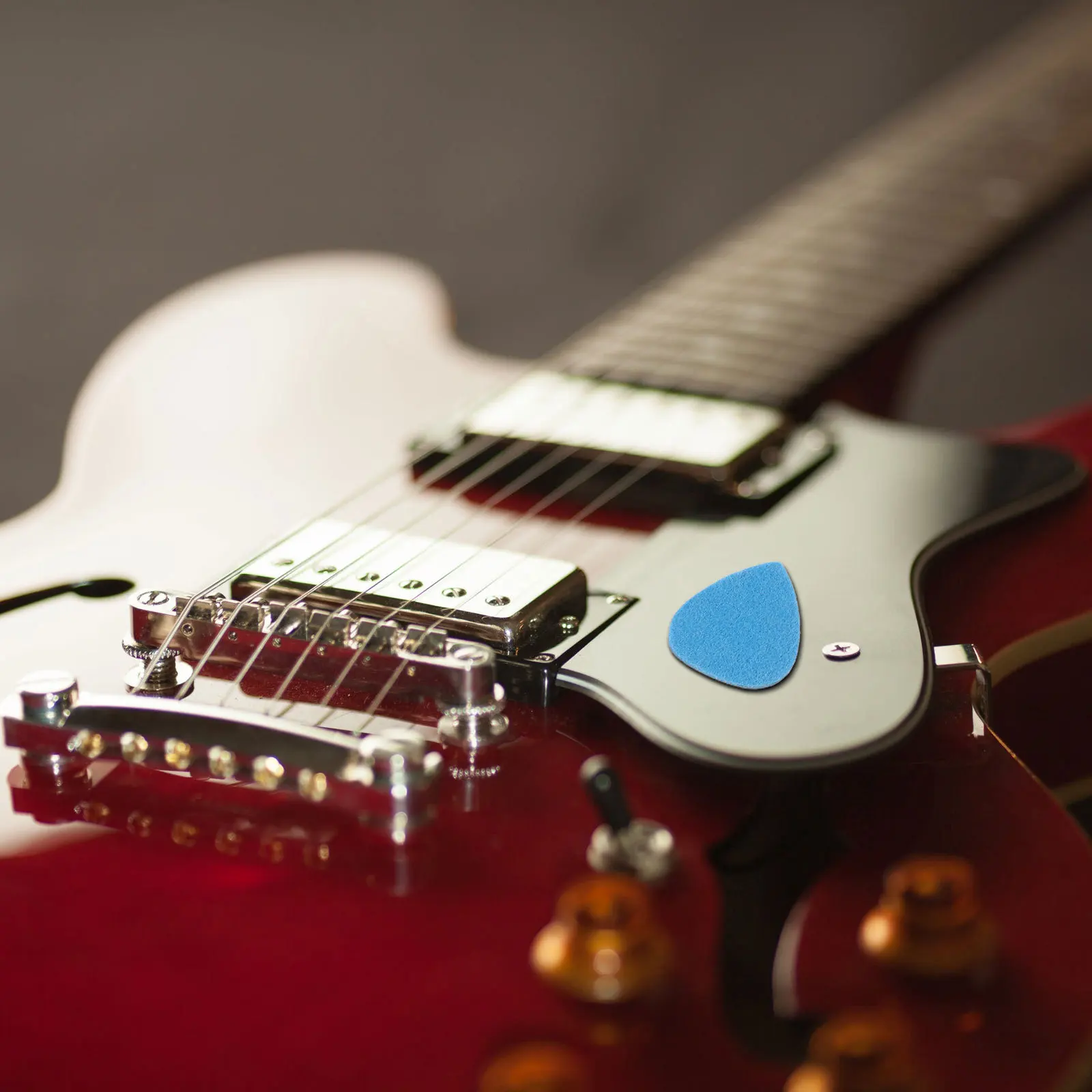 

7Pcs Ukulele Picks Felt Guitar Plectrum Set Wide Design for Comfortable Strumming Bass Parts Musical Instrument Accessories