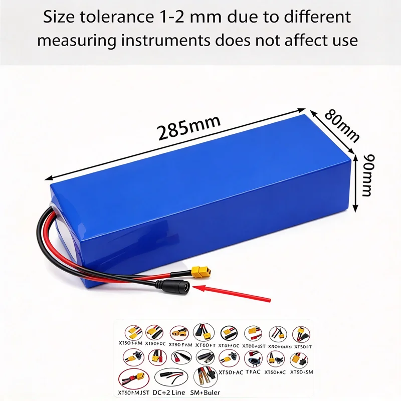 48V 25Ah 13S4P 21700 Li-ion Battery Pack Built-in BMS Large Capacity for E-Bike Electric Scooter