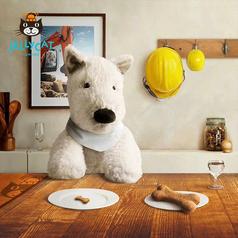 

Jellycat Monroe Scottish Terrier Plush Toy West Highland White Dog Stuffed Animal Birthday Gift