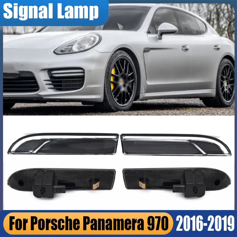 

97063104301 97063104401 For Porsche Panamera 970 2014 2015 2016 LED Turn Signal Light Car Front Side Fender Lamp Indicator Lamp