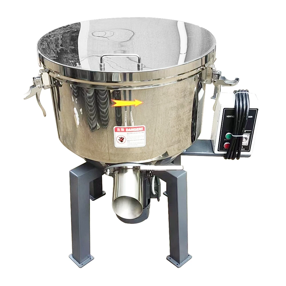 

50kg 100kg 150kg 200kgMobile Stainless Steel Vertical Plastic Particles Color Plastic Mixer