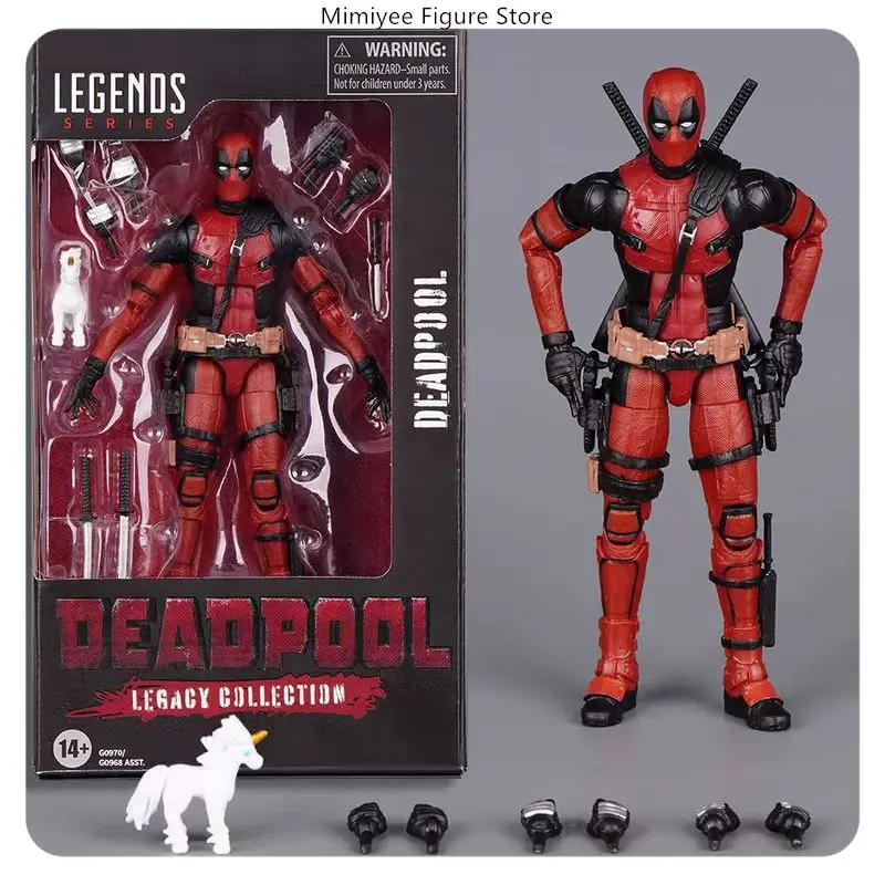 

Фигурка Дэдпула из комиксов X-MEN, 15,5 см, с подвижными суставами, из ПВХ, коллекционная, для декора рабочего стола, подарок ​