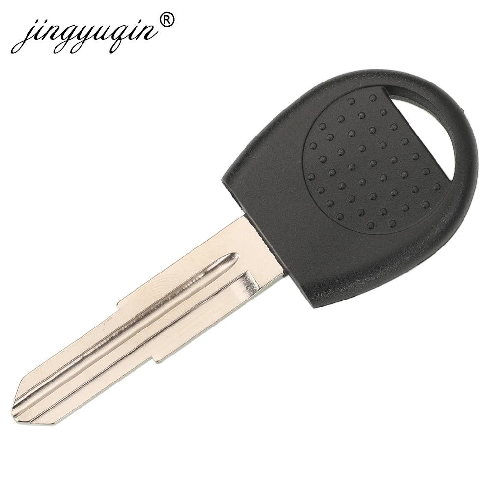 jingyuqin 10pcs Ignition Emergency Key Shell for Chevrolet AVEO Sail Lova Right / Left Blade Transponder Chip Auto Car Key Case