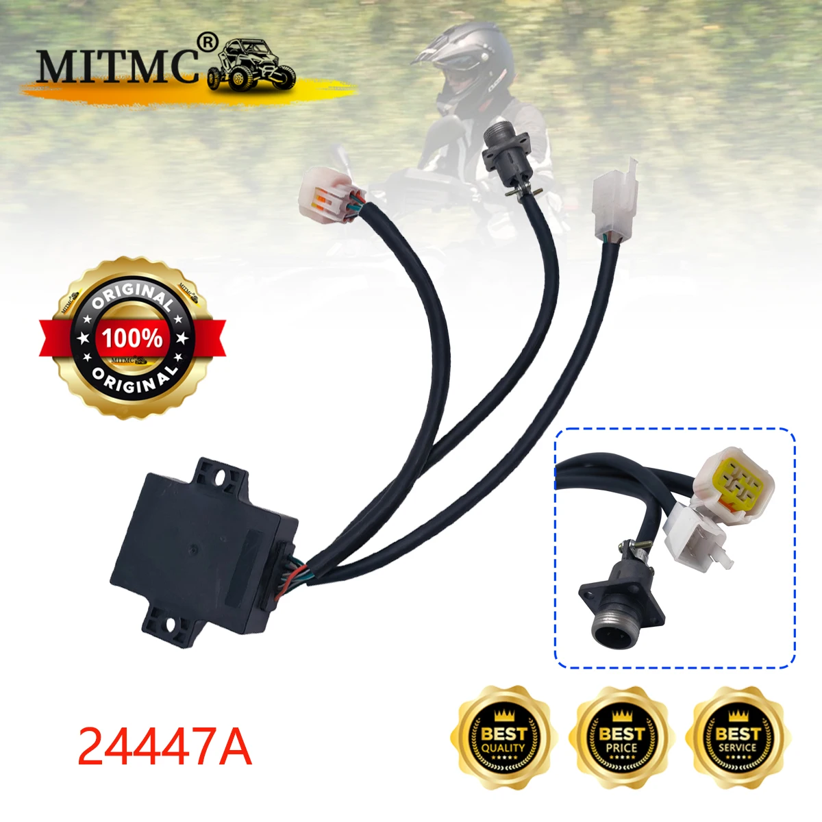 2WD/4WD SHIFT ELECTRONIC CONTROLER For Linhai 400 CUV ATV 400-2D 2B original 24447A