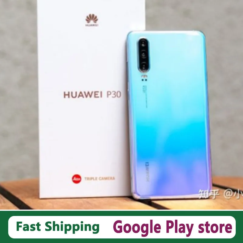 النسخة الدولية HuaWei P30 ELE-L29 الهاتف المحمول Kirin 980 أندرويد 9.1 6.1 "2310X1080 6GB RAM 128GB ROM 40.0MP NFC IP53 OTA