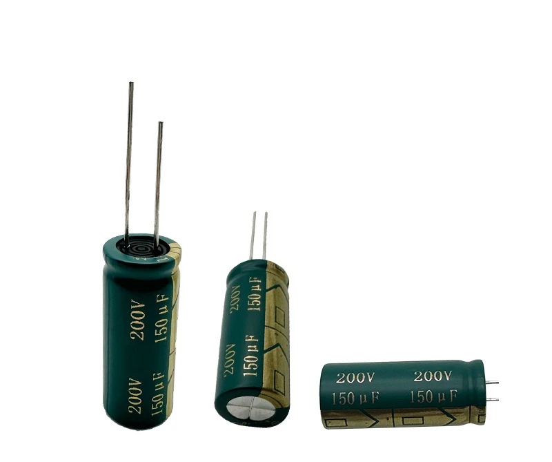 15pcs 200V 150uF Electrolytic Capacitor High Frequency Low Impedance 13x32mm Radial for Switching Power Adapter