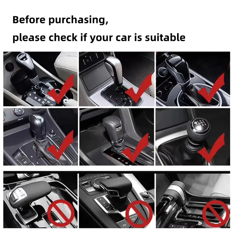 universal car gear shift hoodie cover-decorative shift cover gear handle for manual & automatic transmission interior accessory