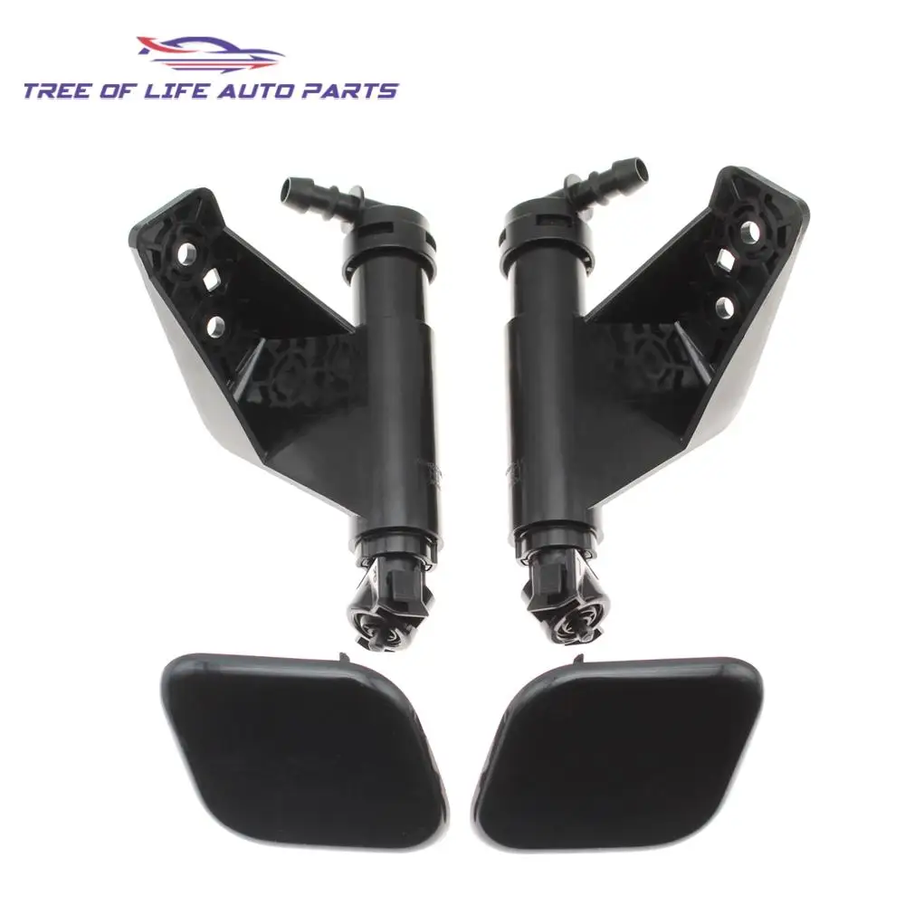 New Front Headlight Washer Nozzle Headlamp Cleaning Spray Pump+ Cover Cap For Hyundai Santa Fe DM Grand Fe 2015-2018 98671-2W500