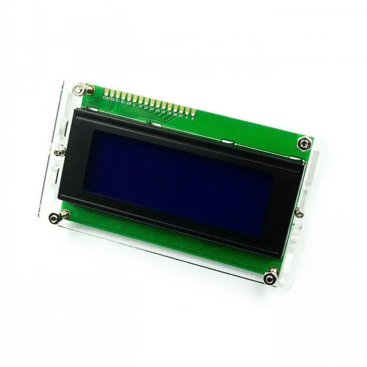 Carcasa acrílica transparente para pantalla LCD LCD2004 con tornillo/tuerca LCD2004 soporte de carcasa (no con LCD 2004)