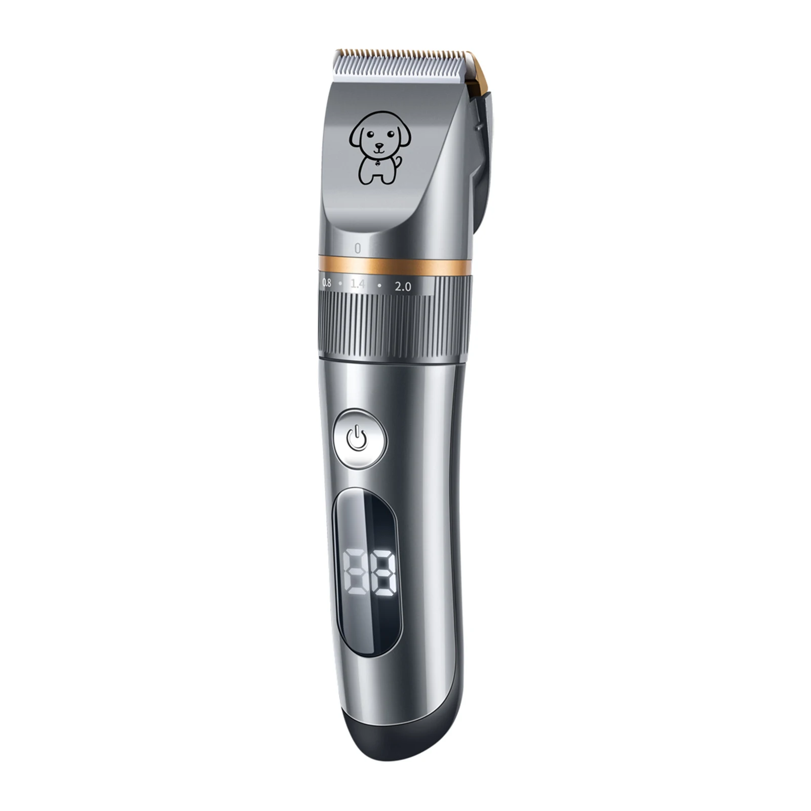 Pet Hair Trimmer Quiet Cat Clippers Grooming Kit with Comb 5 Speed Cat Shavers for Matted Long Hair