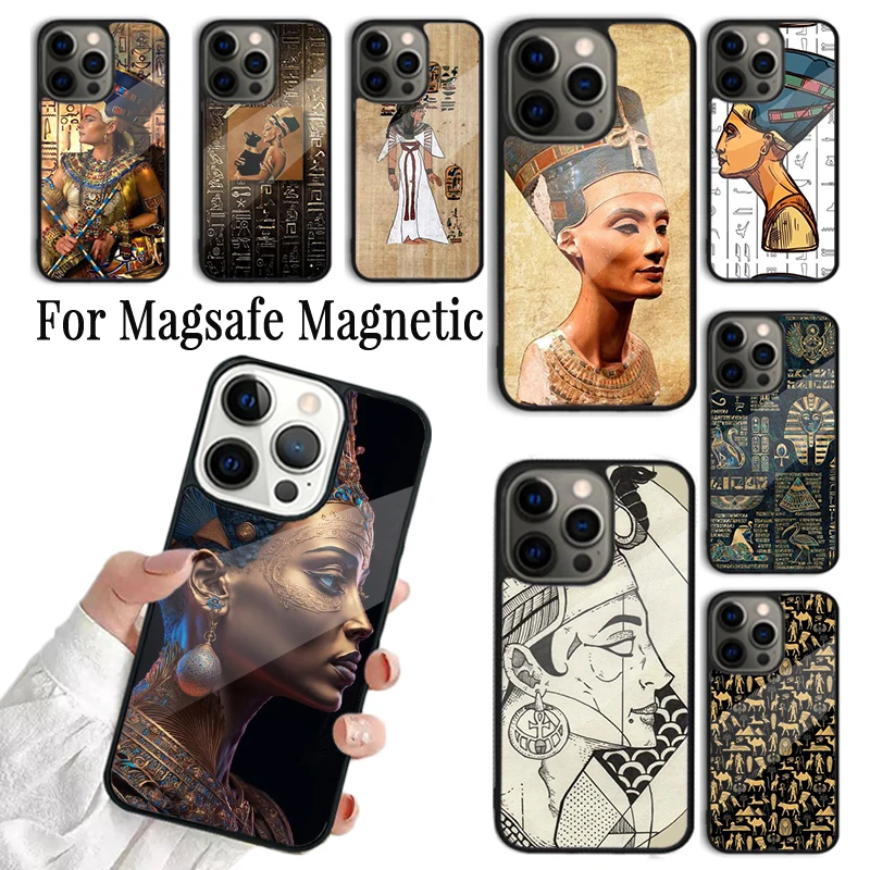 

Магнитный чехол для iPhone 16 15 14 13 12 Mini 11 Pro Max Plus Magsafe