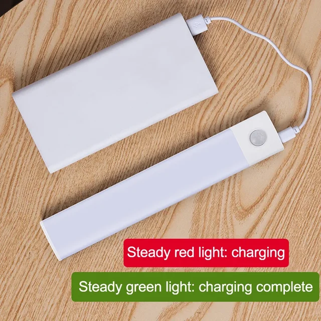 10/20/30/40/60CM Night Light USB Rechargeable Motion Sensor Led Light Wireless Led Lamp for Kitchen Cabinet Bedroom Wardrobe 6 10/20/30/40/60CM Night Light USB Rechargeable Motion Sensor Led Light Wireless Led Lamp for Kitchen Cabinet Bedroom Wardrobe 6