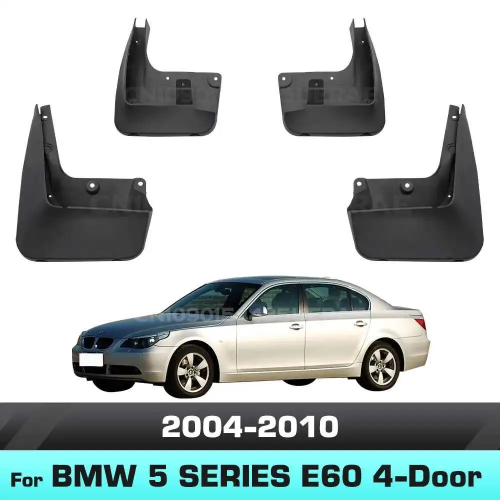

For BMW 5 SERIES E60 2004 2005 2006 2007 2008 2009 2010 Fender Mudflaps Splash Guards Mudguards Mud Flaps car Accessories