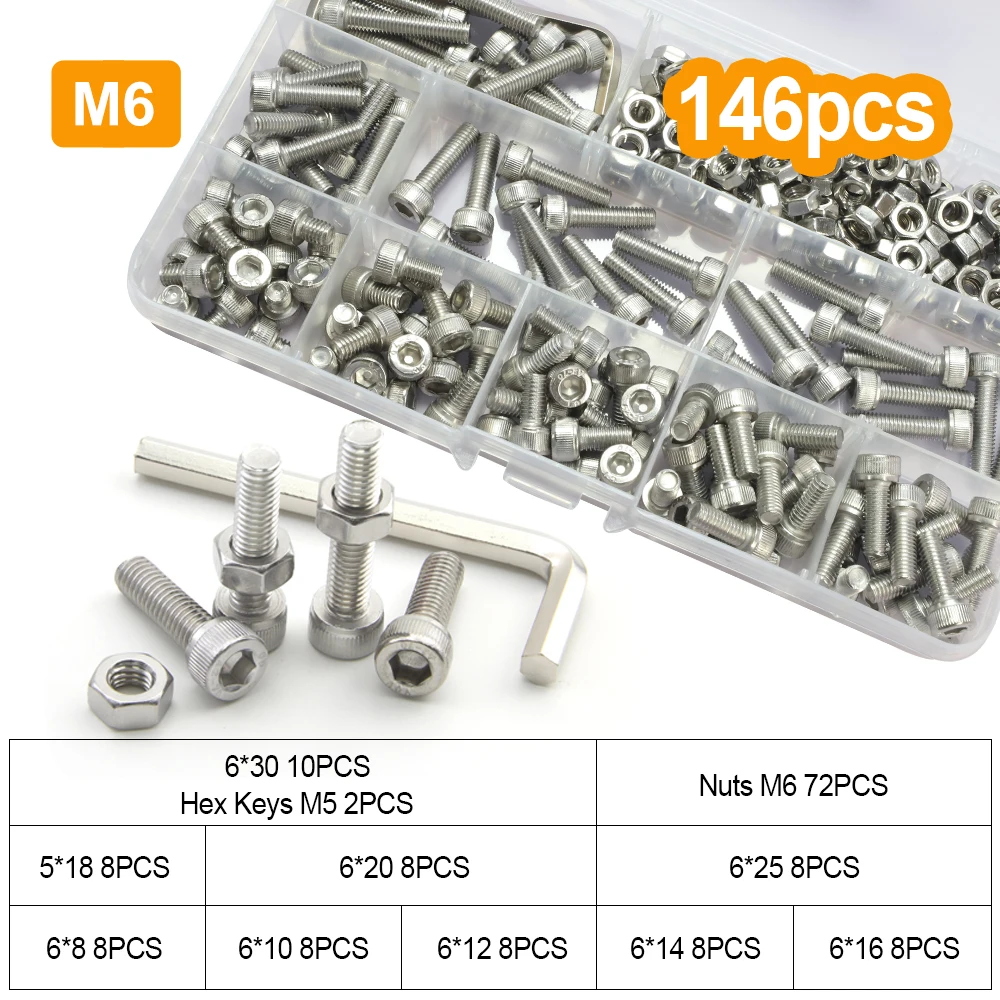 M6 146pcs