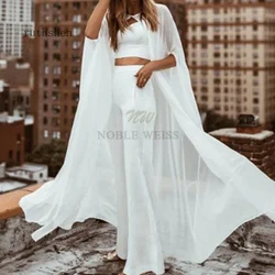 Chiffon Gauze Shawl wrapped in BOLERO Floor-Length Bridal Wedding jacket Customized