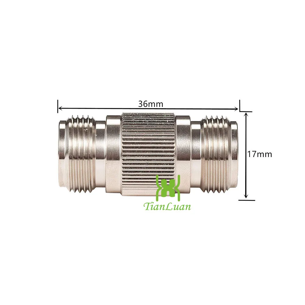 N Female to N Female Connector Barrel Coupler Adapter Double Female for Mobile Phone Signal Booster Extension RF Coax Cable