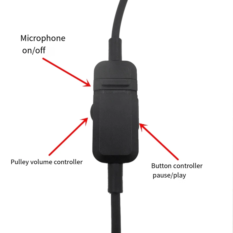 สายสำรองสายไฟต่อสายหูฟังสายหูฟังโทรศัพท์สำหรับ Beyerdynamic ชุดหูฟังเล่นเกม MMX300II