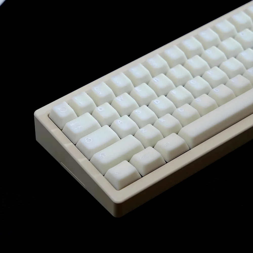 White Jade Cherry Keycaps PBT 154 Keys 2 Colors for 60/64/84/98/108 Gaming Mechanical Keyboard MX Switch