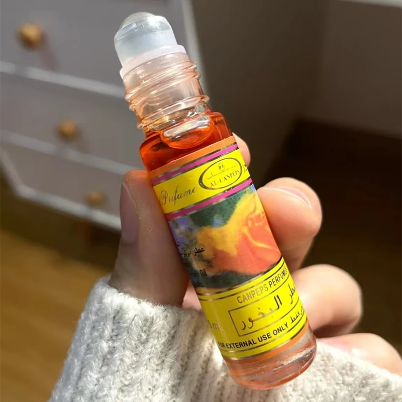 عطر زيتي غريب يدوم طويلاً رول أون 6 مل عطر عربي فاخر توليب فاكهي ملاحظات شوكولاتة روز كرة دوارة عطر عينة